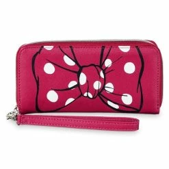 New ???? Disney Wallet - Minnie Mouse Bow Wristlet Wallet - Pink ⭐