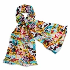 Top 10 ✔️ Disney Scarf - Mickey Collage Print ????