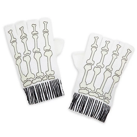 Flash Sale ???? Disney Knit Gloves - Jack Skellington Fingerless Gloves - White ???? 1 Flash Sale ???? Disney Knit Gloves - Jack Skellington Fingerless Gloves - White ????