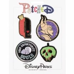 Cheap ???? Disney Iron On Patch Set - Patched - Disney Villains - Set Of 4 ⌛