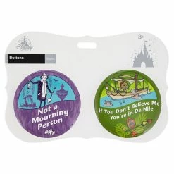 Outlet ???? Disney Souvenir Button Set - Mourning Person And De-Nile - Set Of 2 ????