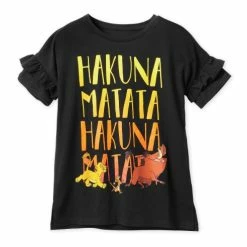 Cheapest ???? Disney ???? Shirt For ???? Girls - The Lion King - Hakuna Matata ????