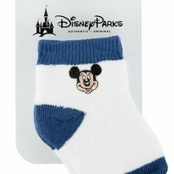 Deals ✔️ Disney Infant ???? Socks - Mickey Mouse - White And Blue - 2 Pack ????
