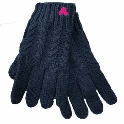New ⭐ Disney Knit Gloves - Mickey Mouse Pink Icon - Blue ????