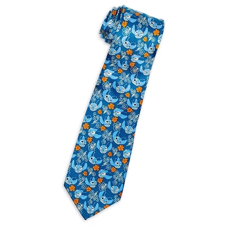 Deals ???? Disney Silk Tie - Stitch - Hibiscus Flowers ???? 1 Deals ???? Disney Silk Tie - Stitch - Hibiscus Flowers ????