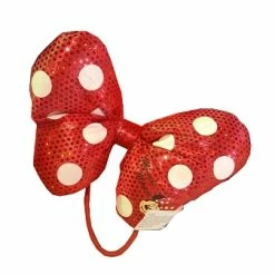 Budget ???? Disney Hair Accessory - Minnie Mouse Bow Plush Hair Tie ❤️