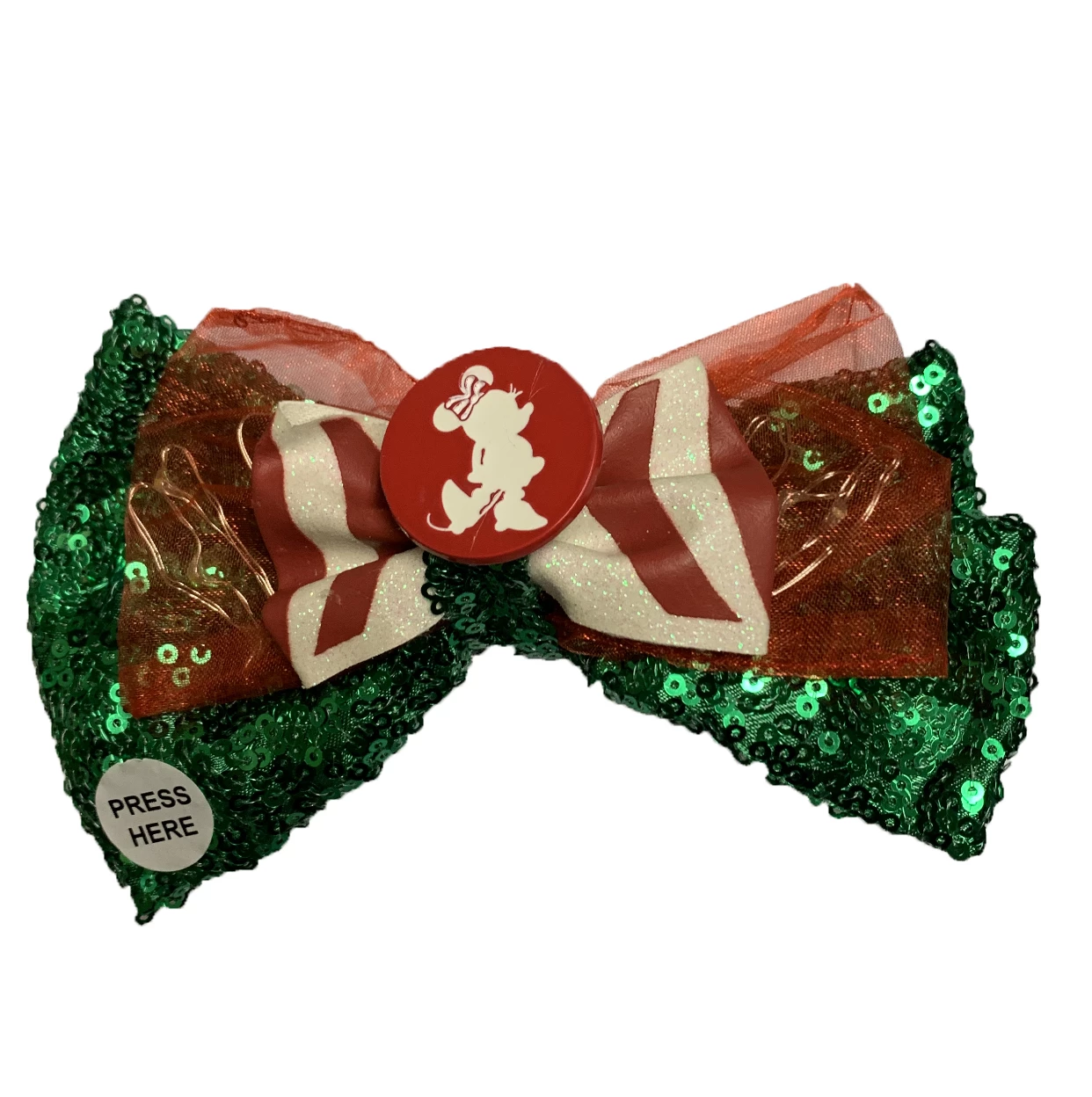 Promo ⌛ Disney Hair Bow - Holiday Minnie Mouse - Light Up ???? 1 Promo ⌛ Disney Hair Bow - Holiday Minnie Mouse - Light Up ????