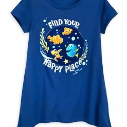 Best deal 💯 Disney Kids 👕 Shirt - Find Your Happy Place - Nemo & Friends 😍