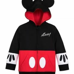 Cheap ✔️ Disney Zip Hoodie For Toddler - Mickey Mouse Costume With Ears ✨