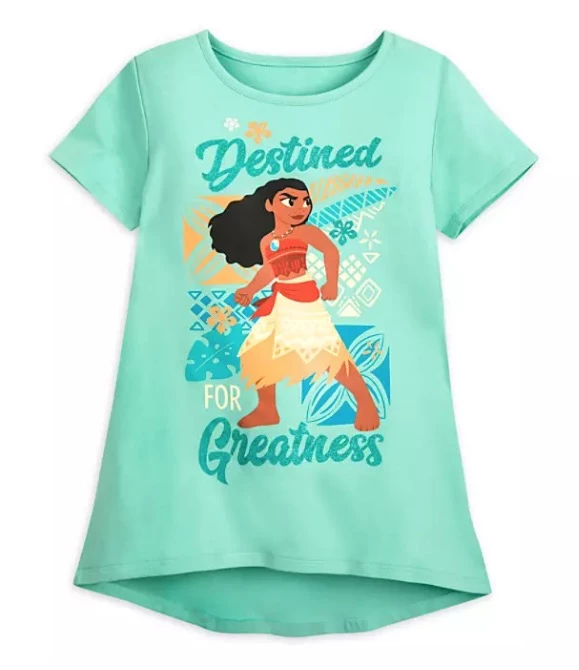 Best deal 🛒 Disney 👕 Shirt For 👧 Girls - Moana - Destined For Greatness ✔️