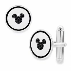 Cheap ???? Disney Crislu Cufflinks - Mickey Mouse Icon ⭐