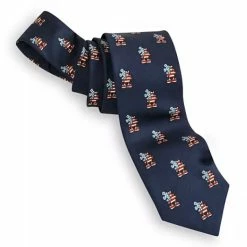 Budget ⌛ Disney Silk Tie For Adults - Mickey Mouse Americana ????