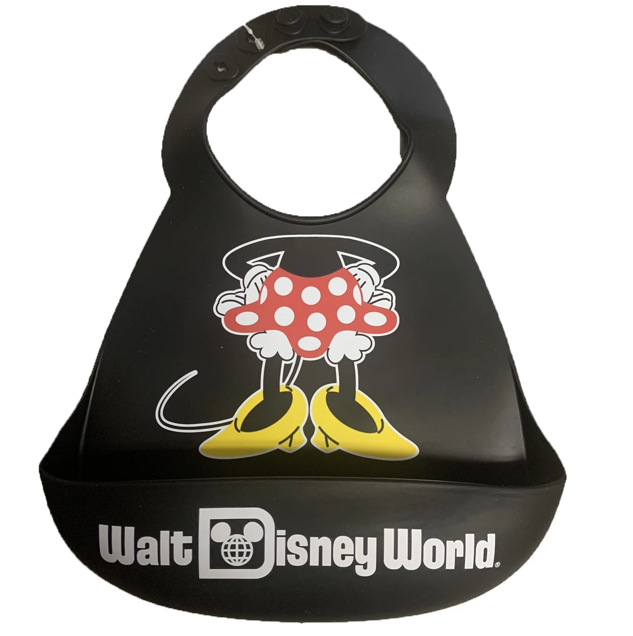 Hot Sale ❤️ Disney Bib With Crumb Catcher - Minnie Mouse - Silicone ???? 1 Hot Sale ❤️ Disney Bib With Crumb Catcher - Minnie Mouse - Silicone ????