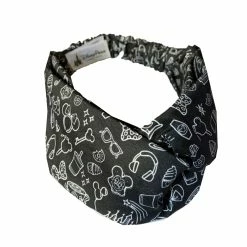 Cheapest ???? Disney Stretch Headband - Disney Park Icons - Black ✔️