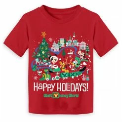 Top 10 ???? Disney Toddler T- ???? Shirt - Happy Holidays - Mickey & Friends ????