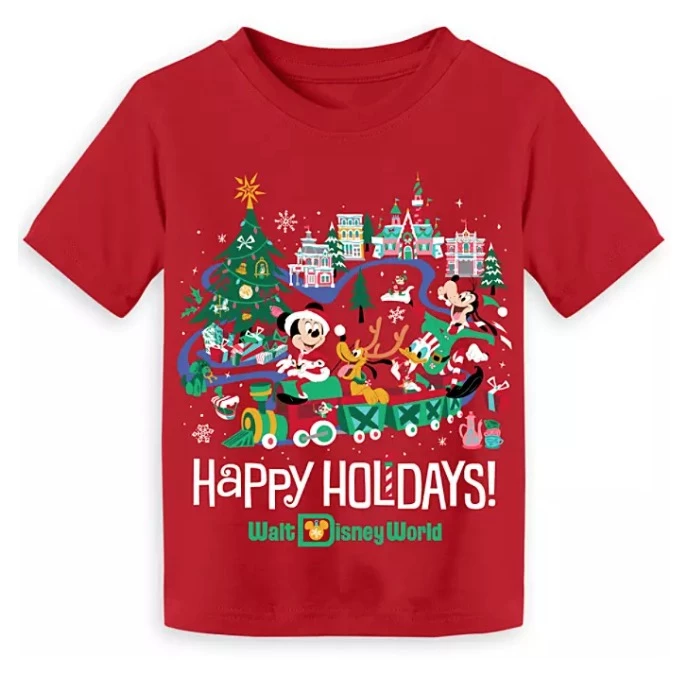 Top 10 ???? Disney Toddler T- ???? Shirt - Happy Holidays - Mickey & Friends ???? 1 Top 10 ???? Disney Toddler T- ???? Shirt - Happy Holidays - Mickey & Friends ????