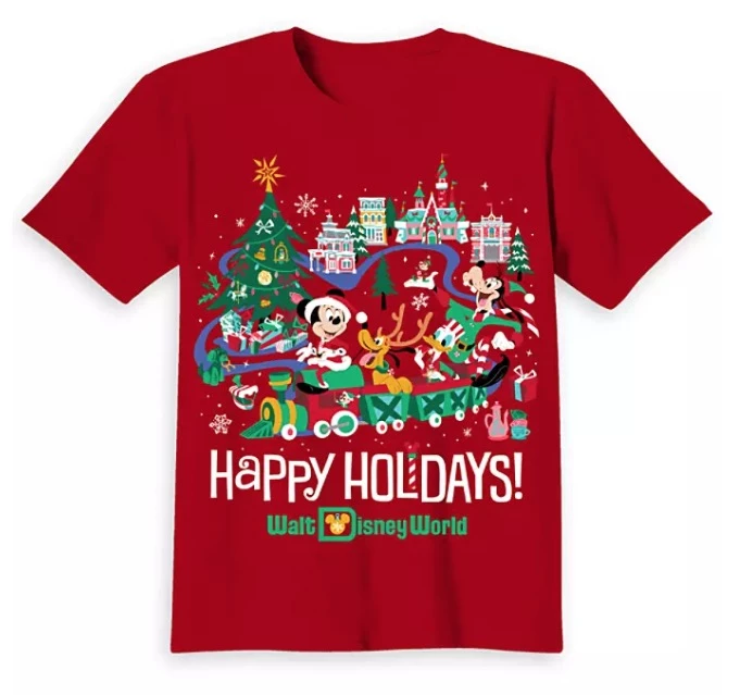 Best reviews of π Disney Child T-Shirt - Happy Holidays - Mickey & Friends π