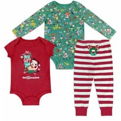 Deals ✨ Disney Bodysuit Set For Baby - Holiday Mickey & Friends - Walt Disney World ????