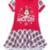 Cheapest 🎁 Disney Nightshirt For 👧 Girls - Minnie Mouse Holiday - Nice List 😍