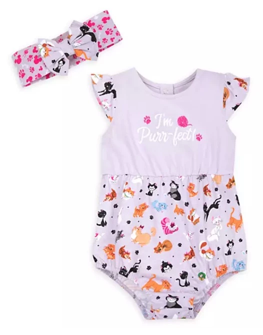 New ✔️ Disney Bodysuit For Baby - Disney Cats - Walt Disney World ???? 1 New ✔️ Disney Bodysuit For Baby - Disney Cats - Walt Disney World ????