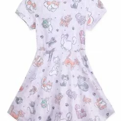 Budget 🛒 Disney 👗 Dress For 👧 Girls - Disney Cats - Lilac 🎉