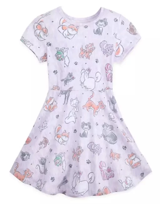 Budget π Disney π Dress For π§ Girls - Disney Cats - Lilac π