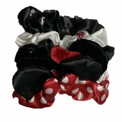 New ???? Disney Hair Scrunchies - Minnie Mouse - Set Of 5 ⌛