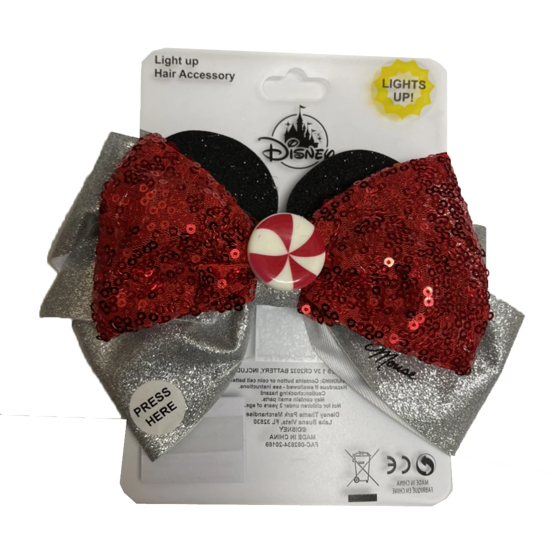 Best deal ???? Disney Hair Bow Clip - Holiday Minnie Mouse - Light Up ???? 1 Best deal ???? Disney Hair Bow Clip - Holiday Minnie Mouse - Light Up ????
