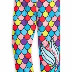 Discount 🛒 Disney Capri Leggings For 👧 Girls - The Little Mermaid - Tail 🤩
