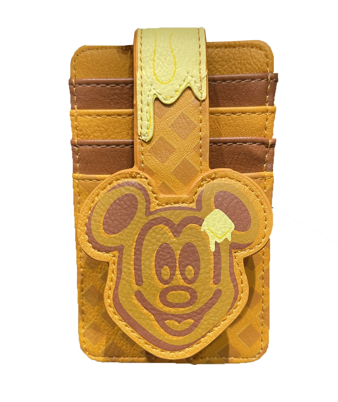 Brand new ???? Disney Credit Card Holder - Mickey Mouse Waffle ⭐ 1 Brand new ???? Disney Credit Card Holder - Mickey Mouse Waffle ⭐