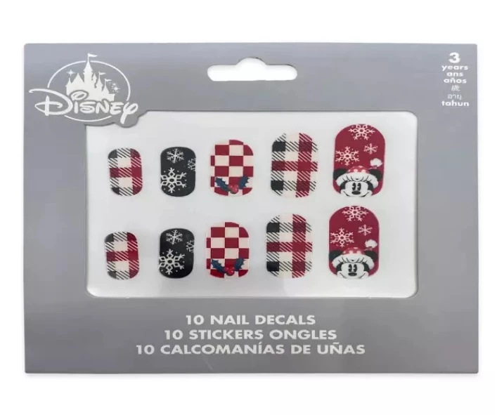 Discount ❤️ Disney Nail Decal Set - Minnie Mouse Holiday ???? 1 Discount ❤️ Disney Nail Decal Set - Minnie Mouse Holiday ????