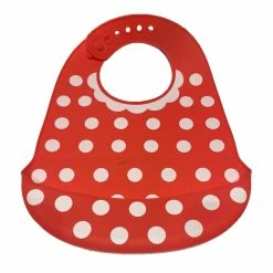 Promo ⭐ Disney Bib With Crumb Catcher - Minnie Mouse ✔️